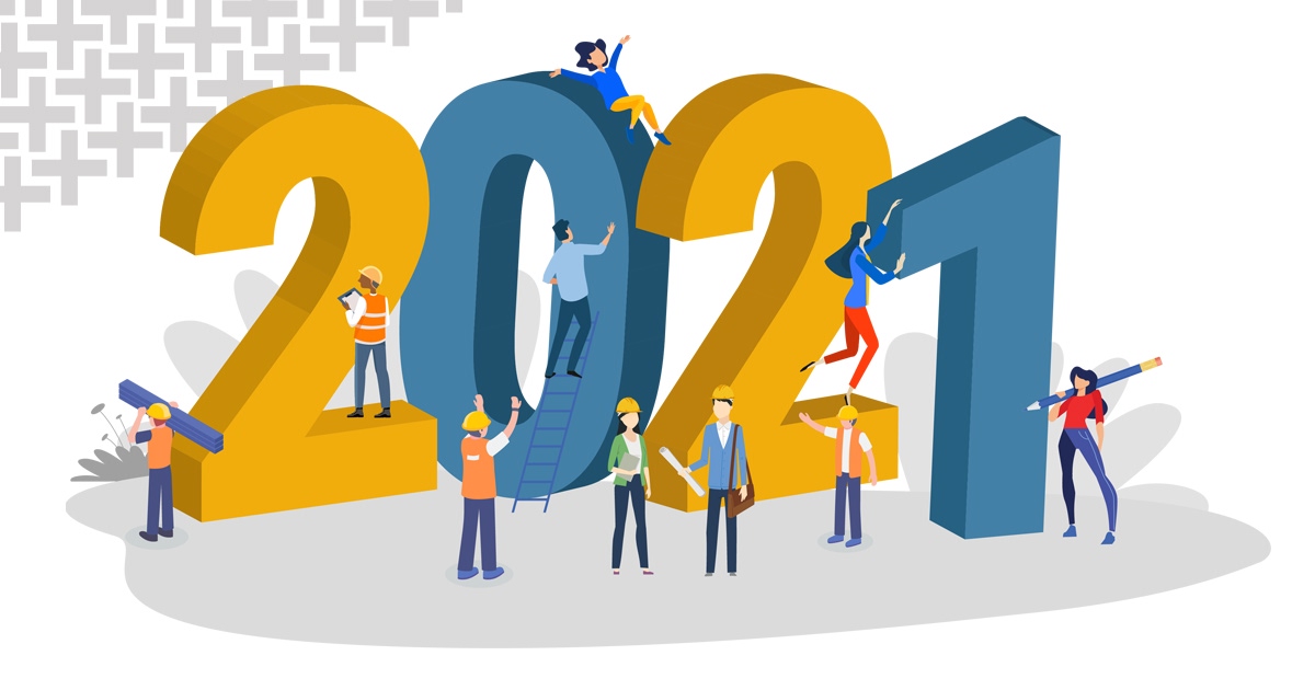 Feliz 2021!! Um ano que promete para a construção civil!