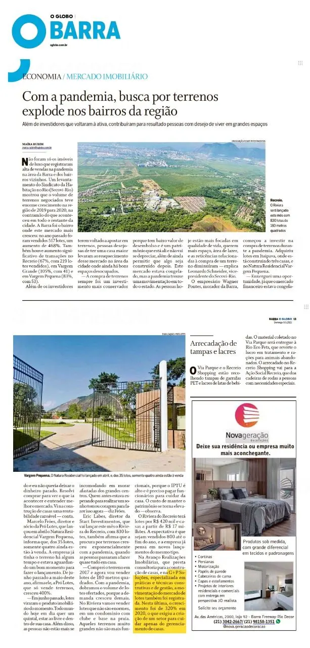 O Globo - Barra